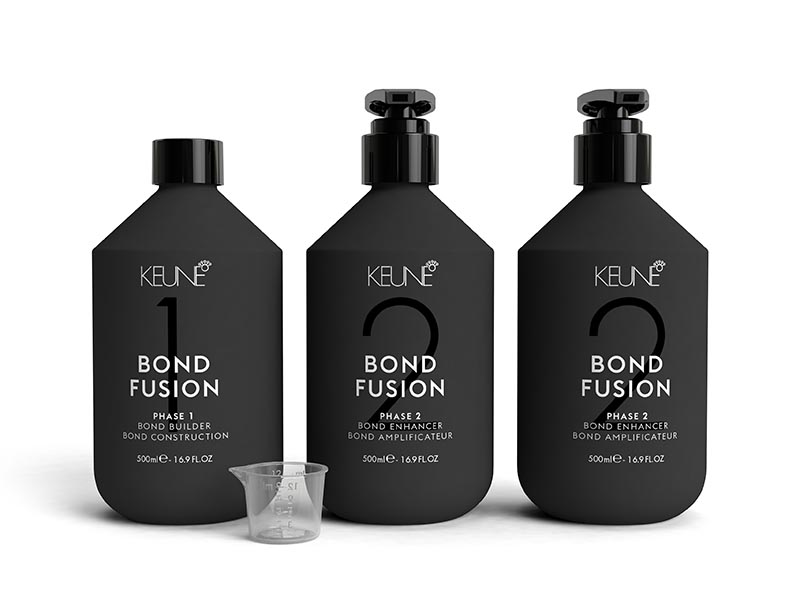Keune (Кене) Бонд Фьюжн - Конструктор и Усилитель (Bond Fusion Salon Kit), 3 х 500 мл