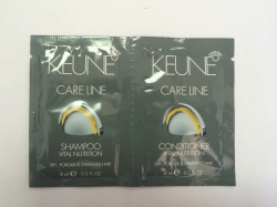 Keune (Кене) Саше шампунь и кондиционер "Основное питание" (CL Nutrition Duosachet), 2х8 мл.